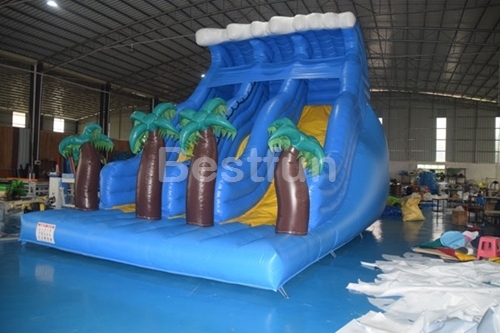 Giant Tropical Palm Tree Inflatable Water Slid