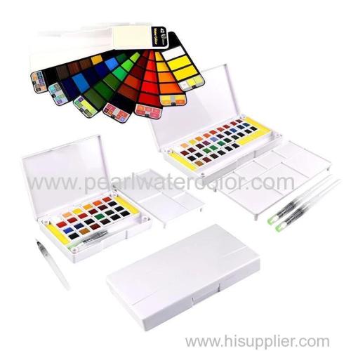 High Quality Paint Set With Brush Solid Watercolor Set