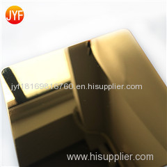 304 bright decorative gold mirror stainless steel plate
