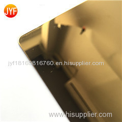 304 bright decorative gold mirror stainless steel plate