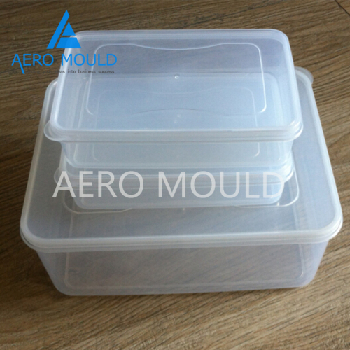 Disposable food square plastic container mould