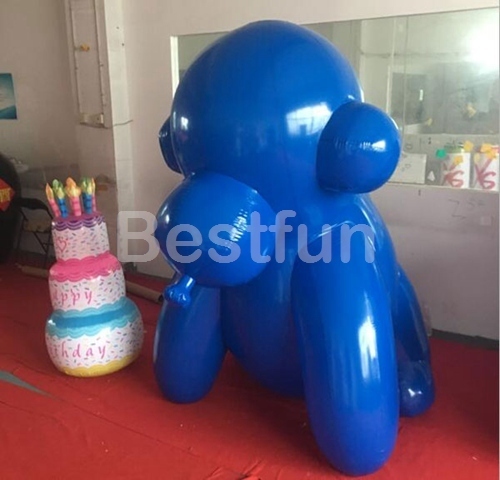 Advertising inflatable monkey costume mascot