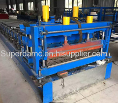 Galvanized corrugated steel sheet tile making roll forming machine