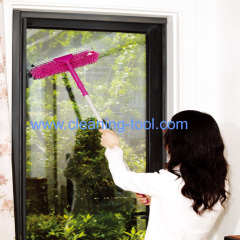 double sided Window Washer Rubber Squeegee with telescopic handle