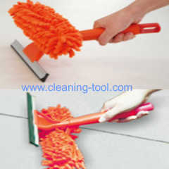 double sided Window Washer Rubber Squeegee with telescopic handle