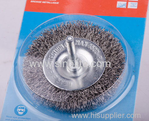 Twist Wire Circular Brush With Shank