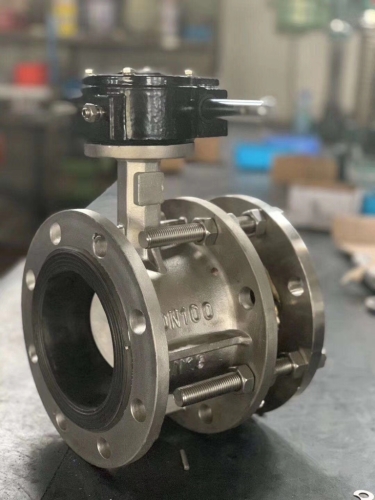 flex flanged butterfly valve