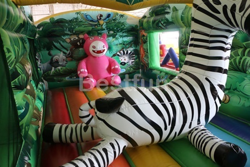 Jungle Adventure Elephant Inflatable Bouncer