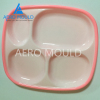 Double color food grade plastic baby tray mould