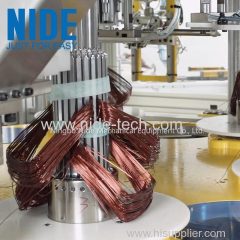 Full automatic three phase stator production line with app remote operation