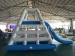 Giant inflatable aqua park water floating slide