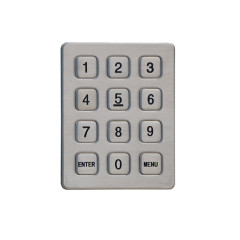 Hot sale self-terminal kiosk keypad 12 keys digital keypad usb kiosk keypad