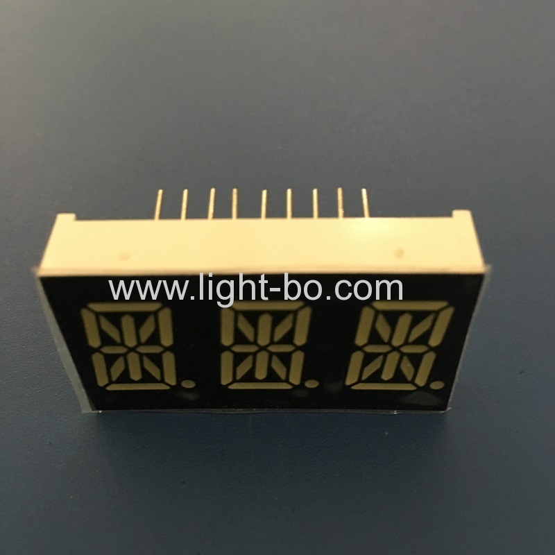 Ultra bright white 0.54" 3 Digit 14 Segment LED Display common cathode for Temperature Indicator