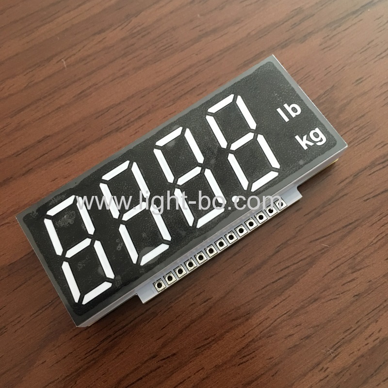 Ultra red customized 4 digit 7 segment led dispaly module for digtial weighing scale indicator
