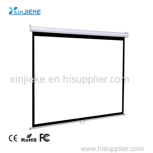 60 72 84 96 100 120 inch Manual Instalock Projection Screen for Projector