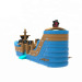 Kids Pirate Ship Inflatable Wet & Dry Slide for Sale