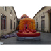 Commercial Amusement Park Giant Inflatable Volcano Water Slip Slide with Pool