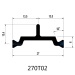 27mm Eurogroove Design Extruded PA66 GF25 Thermal Break Polyamide Strips