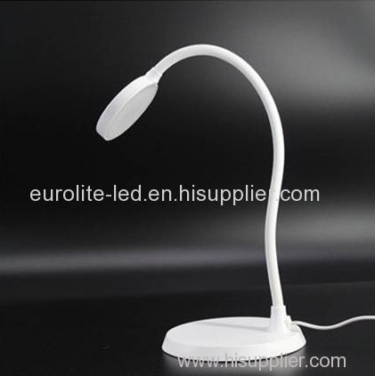 euroliteLED Portable Dimmable Reading Lamp with flexible gooseneck