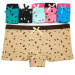 Hot Sale Yun Meng Ni Women Cotton Boyshort Ladies Panties Girls Print Boyshort