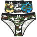 Yun Meng Ni Sexy Camouflage Cotton Mature Women's Panties for Girls