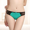 Yun Meng Ni New Arrival Transparent Lace Girl Sexy T-back Panties Lace Cotton Thongs for Women