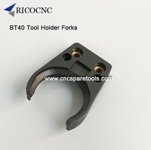 Black BT40 Plastic Tool Forks For CNC