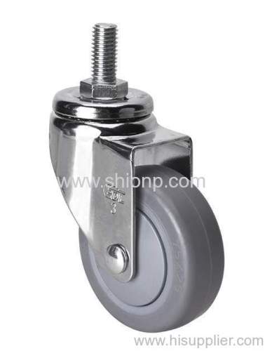 Threaded Swivel TPE Caster