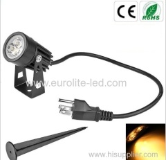 euroliteLed IP65 12V COB 3W garden light landscape light with spike