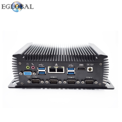 Industrial Computer core i5 DDR3L 6COM gaming table pc desk dual Lan HD VGA 12V mini pc for sale