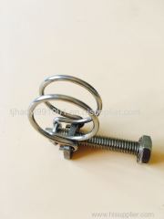 Low Price Double Wire Formed Spring Pipe Clamps Double Wire Hose Clamp