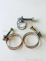 Low Price Double Wire Formed Spring Pipe Clamps Double Wire Hose Clamp