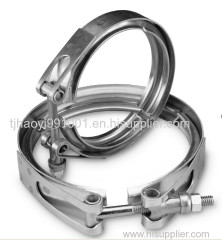 customT bolt V band exhaust heavy duty hose pipe clamps