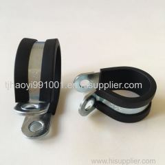 High quality high pressure p-clips rubber lined hose clamps