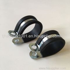 High quality high pressure p-clips rubber lined hose clamps