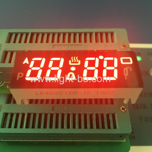 Ultra 4 digit 0.38 common anode 7 segment led dispaly for digital oven timer controller