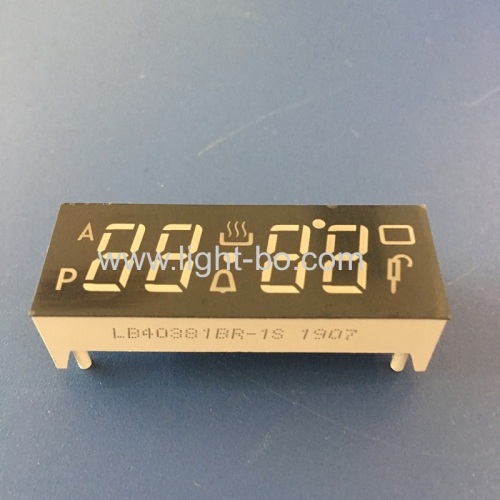 Ultra 4 digit 0.38 common anode 7 segment led dispaly for digital oven timer controller