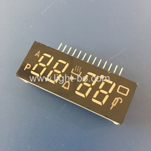 Ultra 4 digit 0.38 common anode 7 segment led dispaly for digital oven timer controller