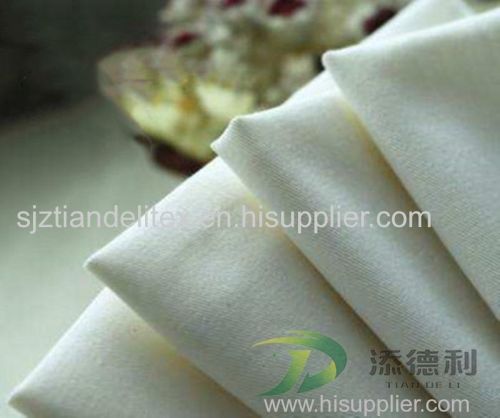 polyester twill bleached fabric