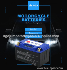 AGA 12V motorcycle battery racing car battery jump starter power bank