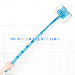 Extended microfiber bathroom clean mop