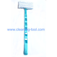 Extended microfiber bathroom clean mop