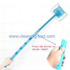 Extended microfiber bathroom clean mop