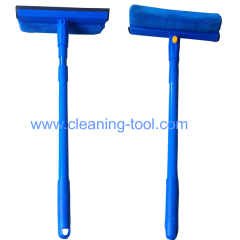 Car Window Squeegee Home Glass Dust Cleaner Brush Wiper 2 in 1