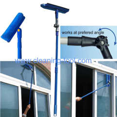 Car Window Squeegee Home Glass Dust Cleaner Brush Wiper 2 in 1