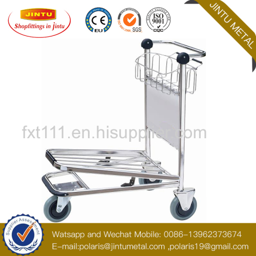Top Selling Design Aluminium Material Airport Luggage Trolley/Stainless Steel trolley