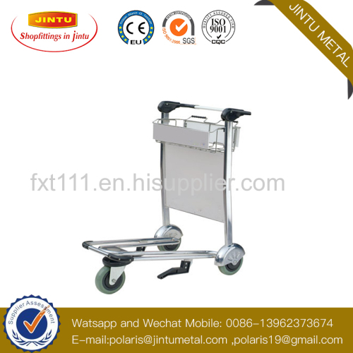 Top Selling Design Aluminium Material Airport Luggage Trolley/Stainless Steel trolley