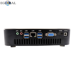 Eglobal fan system gamer pc core i7 7700T Watch Dog mini pc 12v 8USB DDR4L 3.8GHz VGA HD computer desks