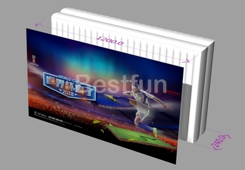 Logo print advertising decoration event inflatable wall