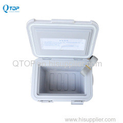 6L mini portable cooler box for medicine vaccine blood collection